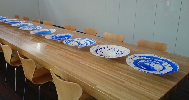 可士和さんの事務所で製作された、紙製の模型