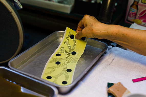 藍色カップ転写紙