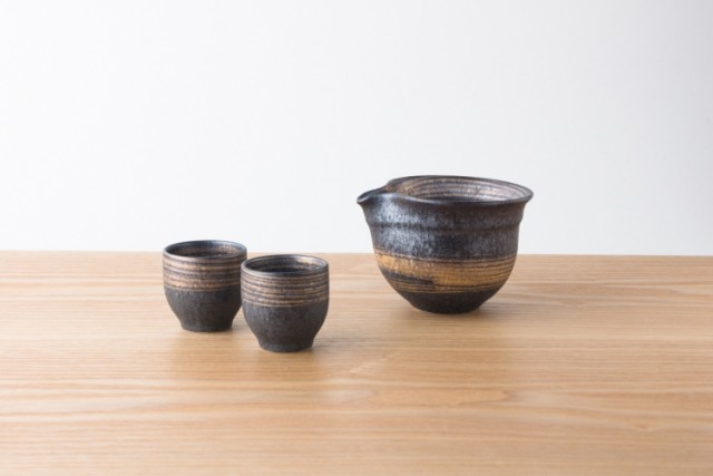 晶酒器セット 晶金かすり